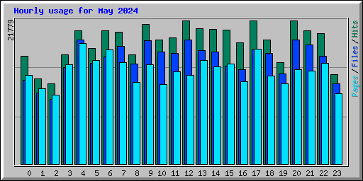 Hourly usage for May 2024