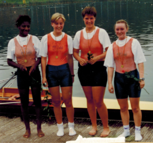 1994 - Guebli Carron, Greet Maes, Christel Hiel en Sarah Thys
